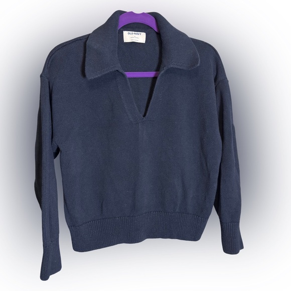 Old Navy Sweaters - Old Navy Women's Deep Blue V-Neck Sweater